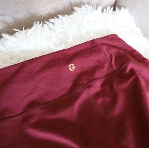 Maroon Manduka Leggings